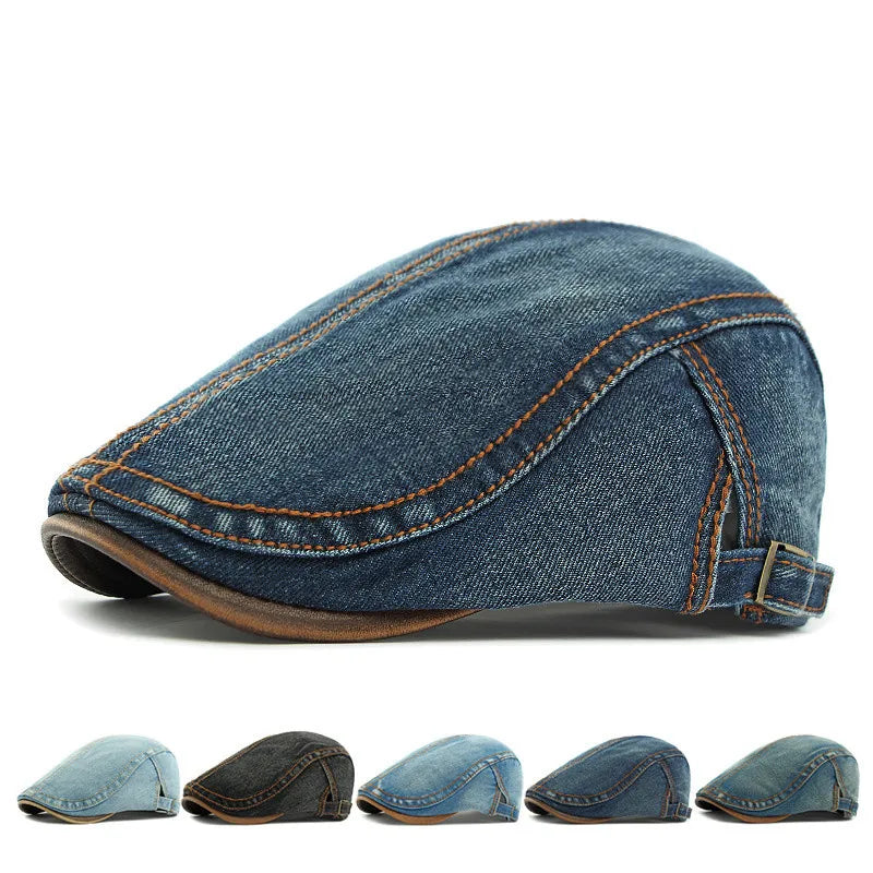 Mikkel - Classic Washed Denim Cap | By Julian & Claire Toronto