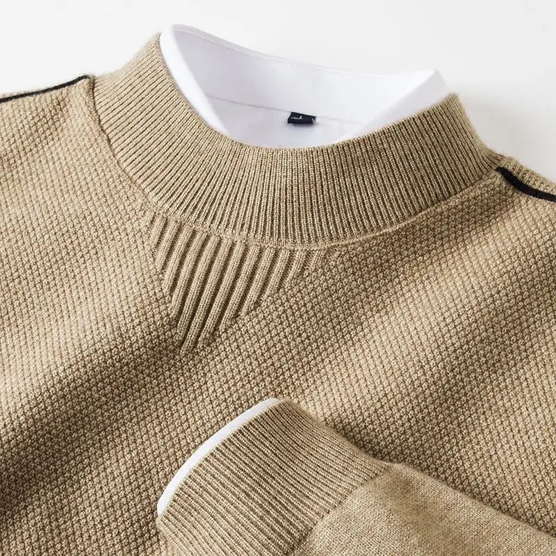 Arthur - Textured Everyday Crewneck Sweater | By Julian & Claire Toronto
