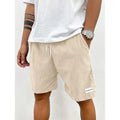 Beige Reid - Ribbed Shorts | By Julian & Claire Toronto