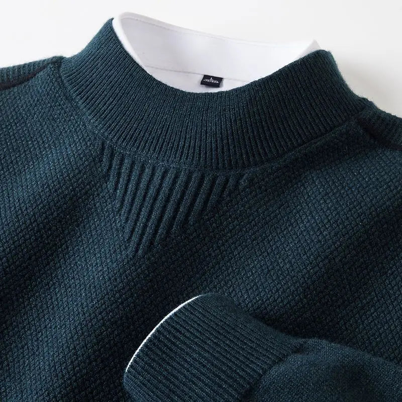 Arthur - Textured Everyday Crewneck Sweater | By Julian & Claire Toronto