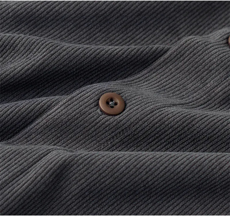 Slater - Classic Corduroy Button-Up Shirt | By Julian & Claire Toronto