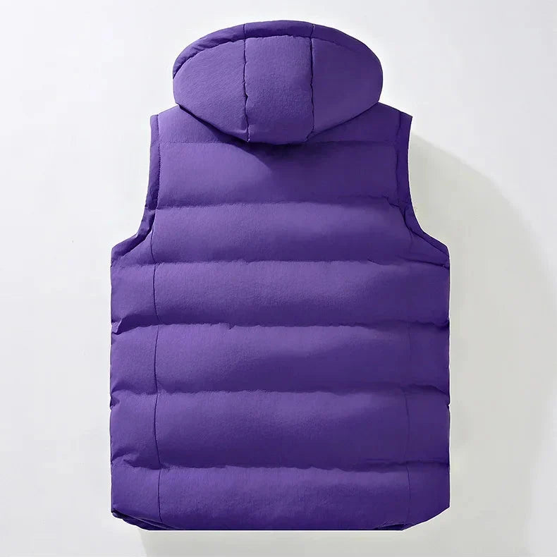 Edwin - All-Season Hooded Vest | By Julian & Claire Toronto