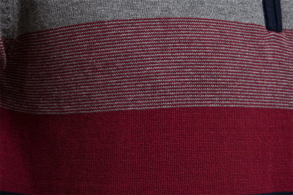 Callen - Stretch Knit Quarter-Zip Sweater | By Julian & Claire Toronto
