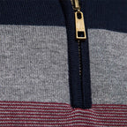 Callen - Stretch Knit Quarter-Zip Sweater | By Julian & Claire Toronto