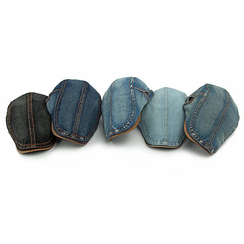 Mikkel - Classic Washed Denim Cap | By Julian & Claire Toronto