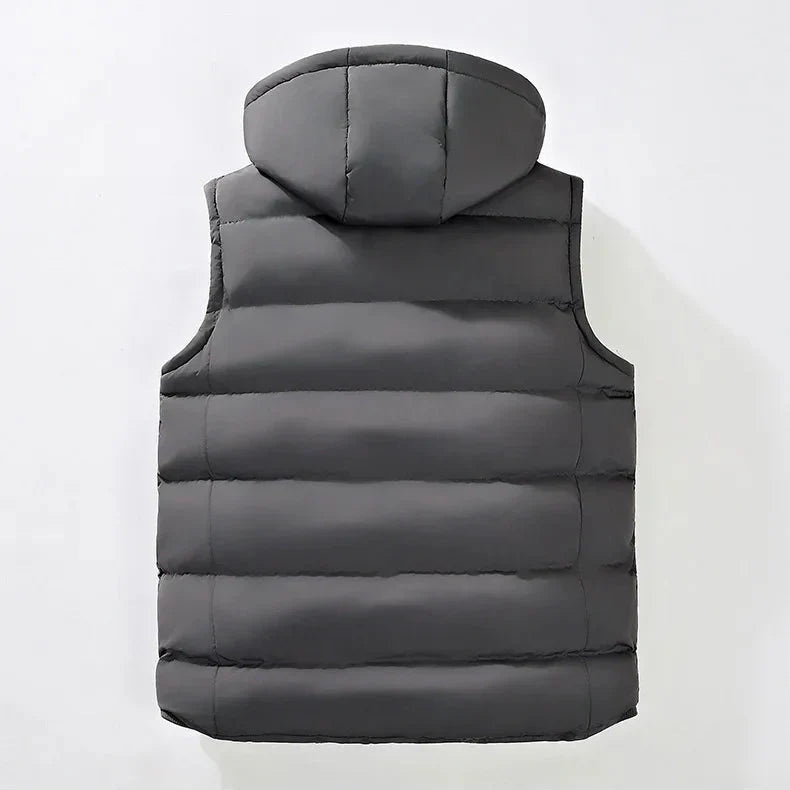 Edwin - All-Season Hooded Vest | By Julian & Claire Toronto