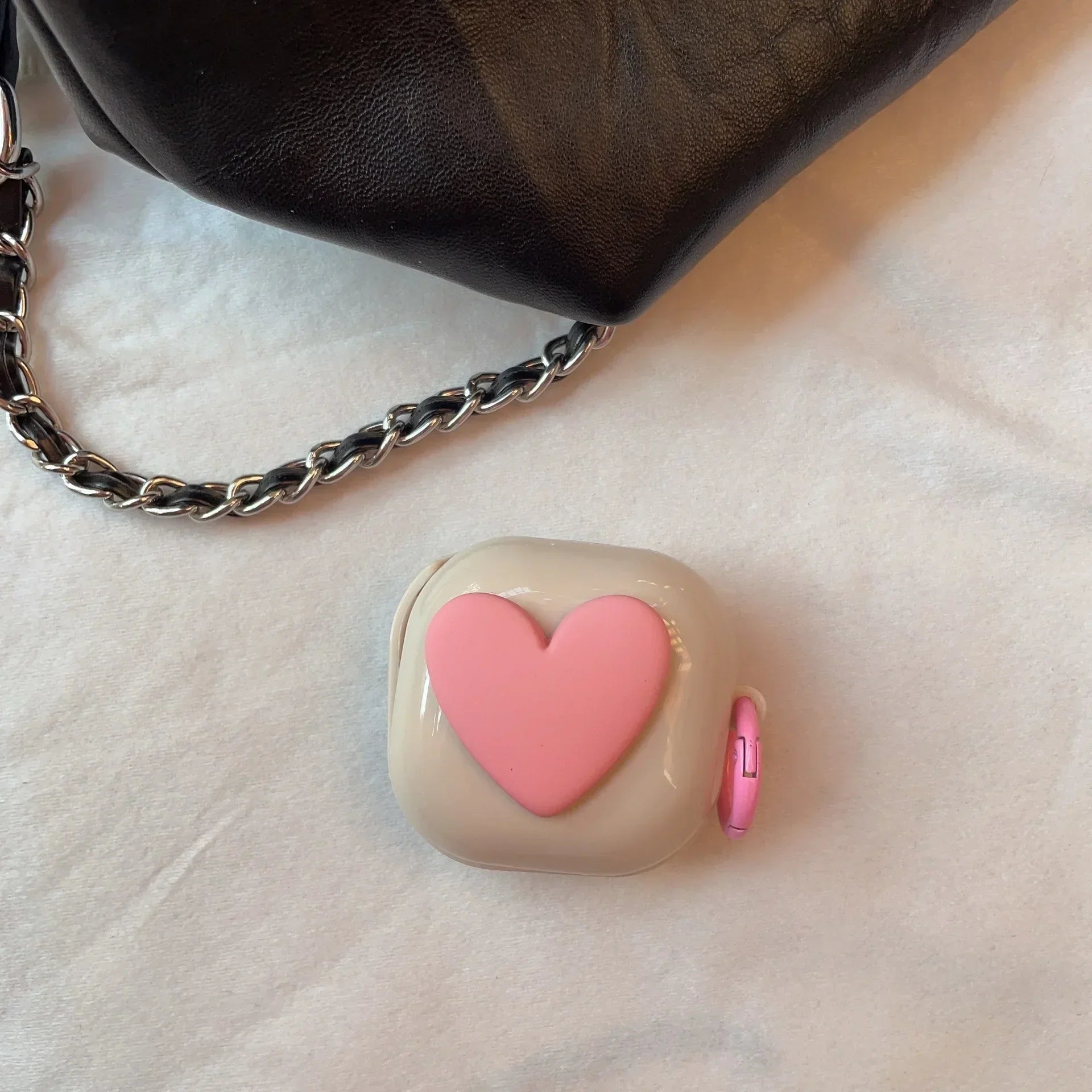 For Samsung Galaxy Buds Case Cute Heart Earphone Cover