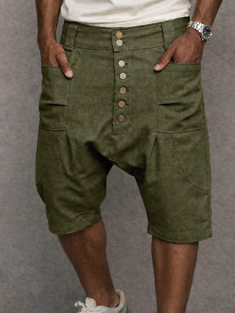 Mell - Casual Drop Crotch Shorts | By Julian & Claire Toronto