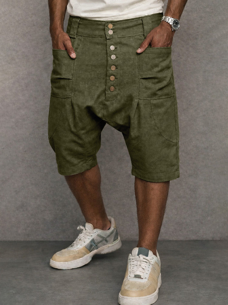 Mell - Casual Drop Crotch Shorts | By Julian & Claire Toronto