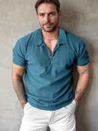 Will - Corduroy Polo Shirt | By Julian & Claire Toronto