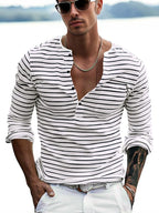 Mike - Comfy Stripe Shirt | By Julian & Claire Toronto