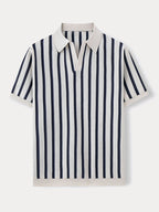 Lewis - Urban Casual Stripe Knit Top | By Julian & Claire Toronto