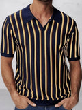 Lewis - Urban Casual Stripe Knit Top | By Julian & Claire Toronto