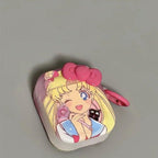 Sailor Moon Cute AirPods Case Bow with Keychain Loop