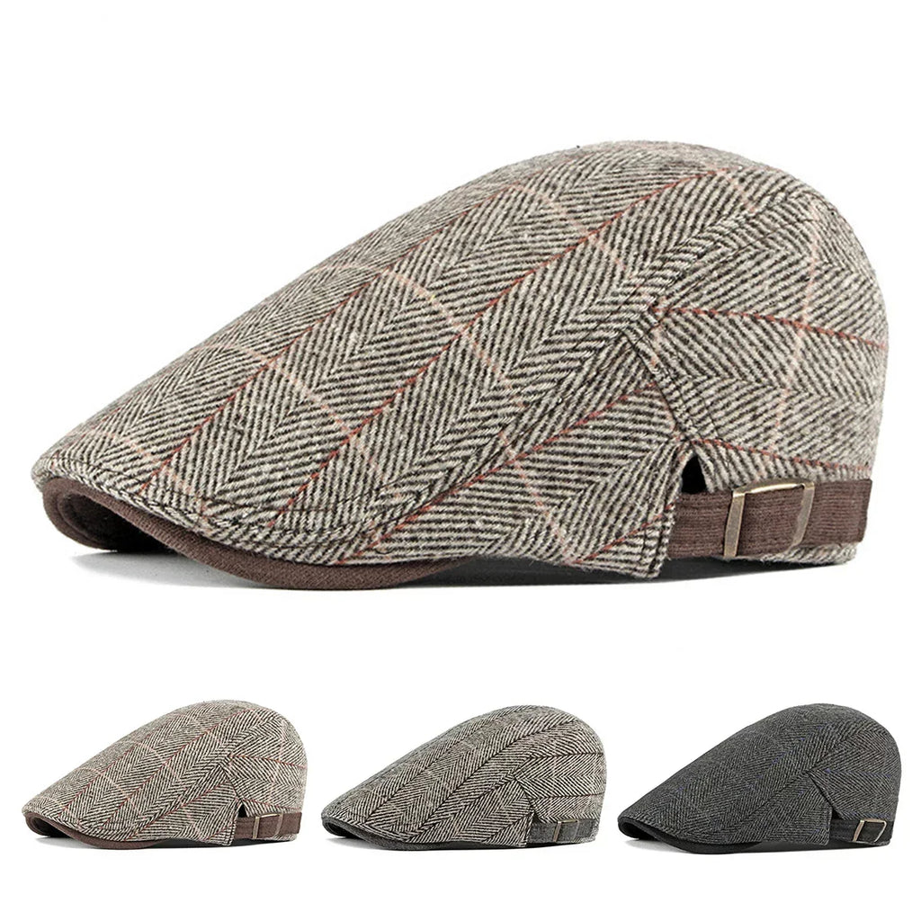 Kasper - Vintage Plaid Oxford Cap | By Julian & Claire Toronto