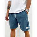 Blue Reid - Ribbed Shorts | By Julian & Claire Toronto