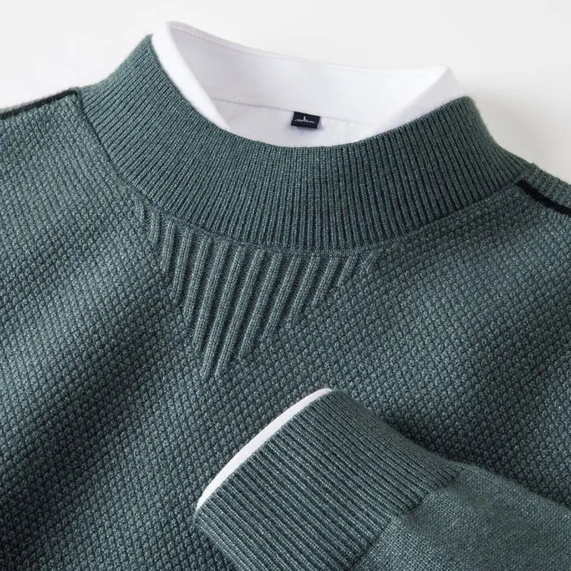 Arthur - Textured Everyday Crewneck Sweater | By Julian & Claire Toronto