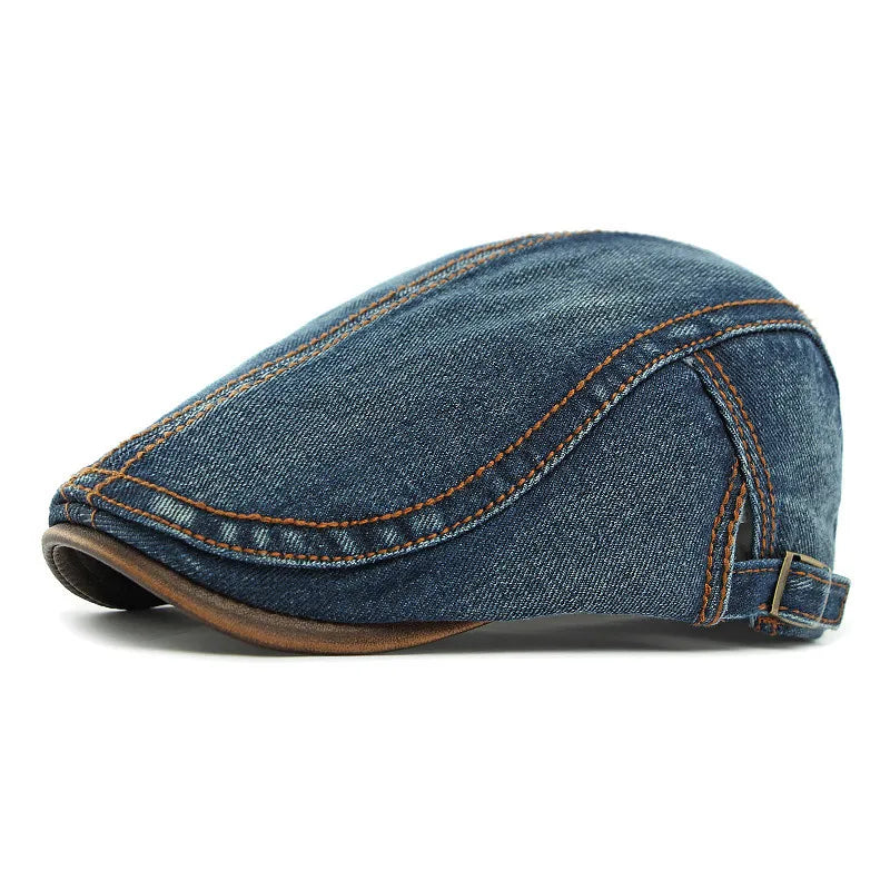 Mikkel - Classic Washed Denim Cap | By Julian & Claire Toronto