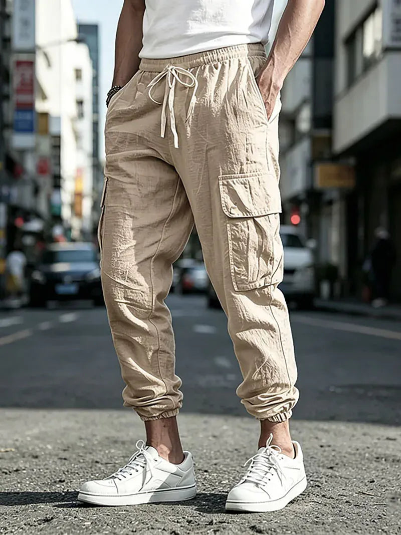 Nash -Coastal Utility Cargo Pants | By Julian & Claire Toronto