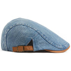 Douglas - Classic Denim Flat Cap | By Julian & Claire Toronto
