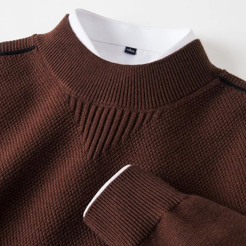 Arthur - Textured Everyday Crewneck Sweater | By Julian & Claire Toronto