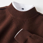 Arthur - Textured Everyday Crewneck Sweater | By Julian & Claire Toronto