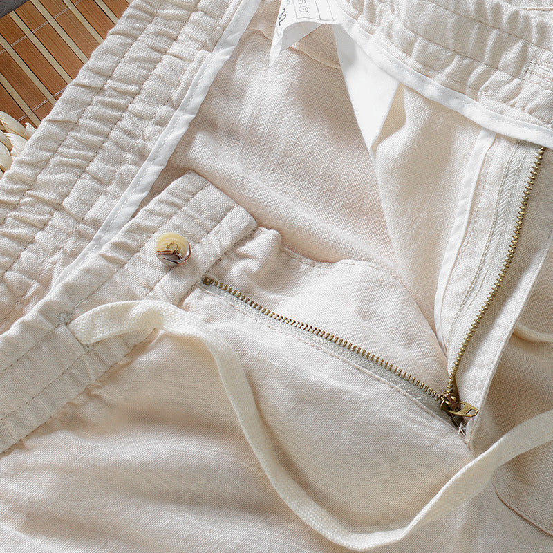 Quinlan - Lightweight Summer Trouser Pants | By Julian & Claire Toronto