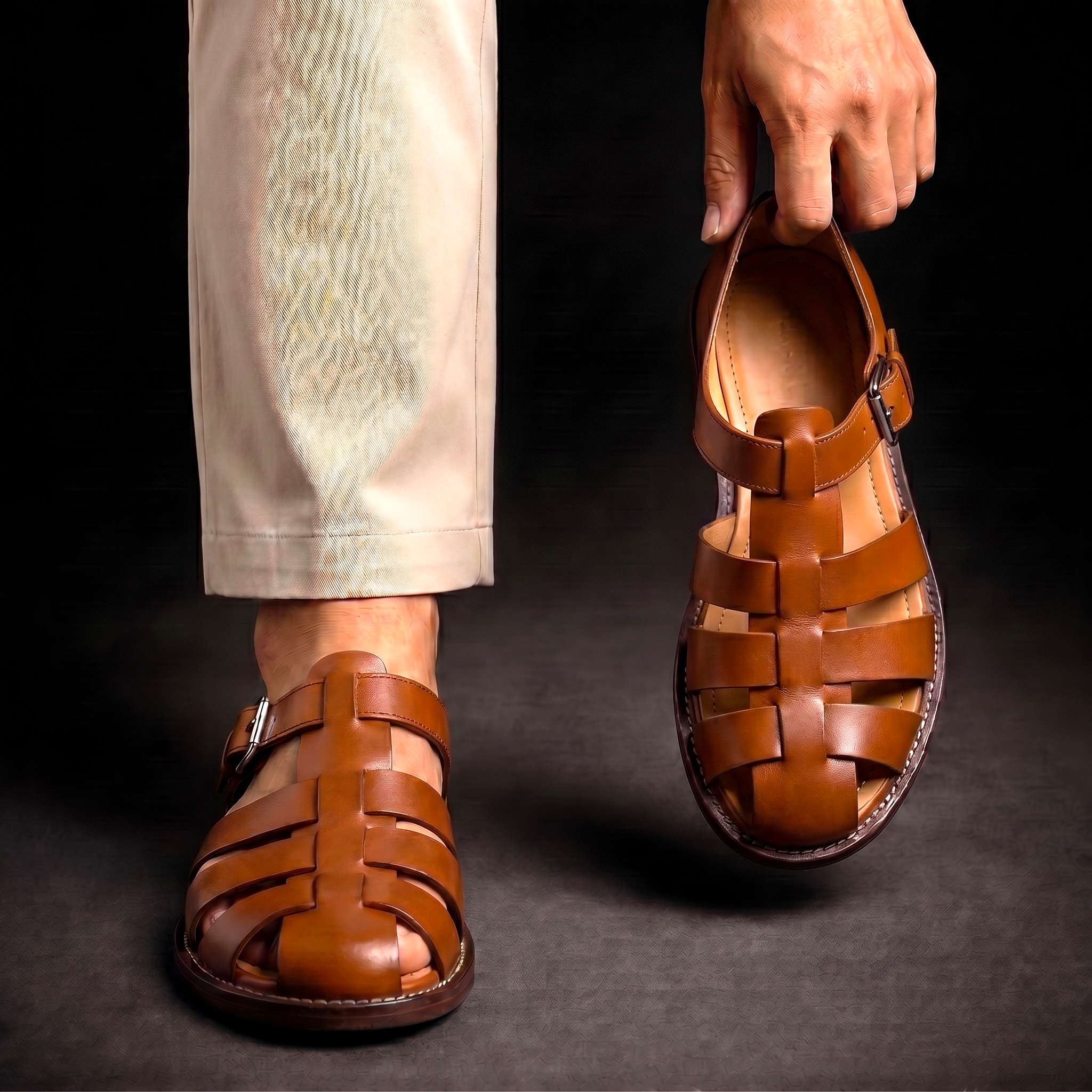 Kyle - All-Day Comfort Strap Sandals | By Julian & Claire Toronto