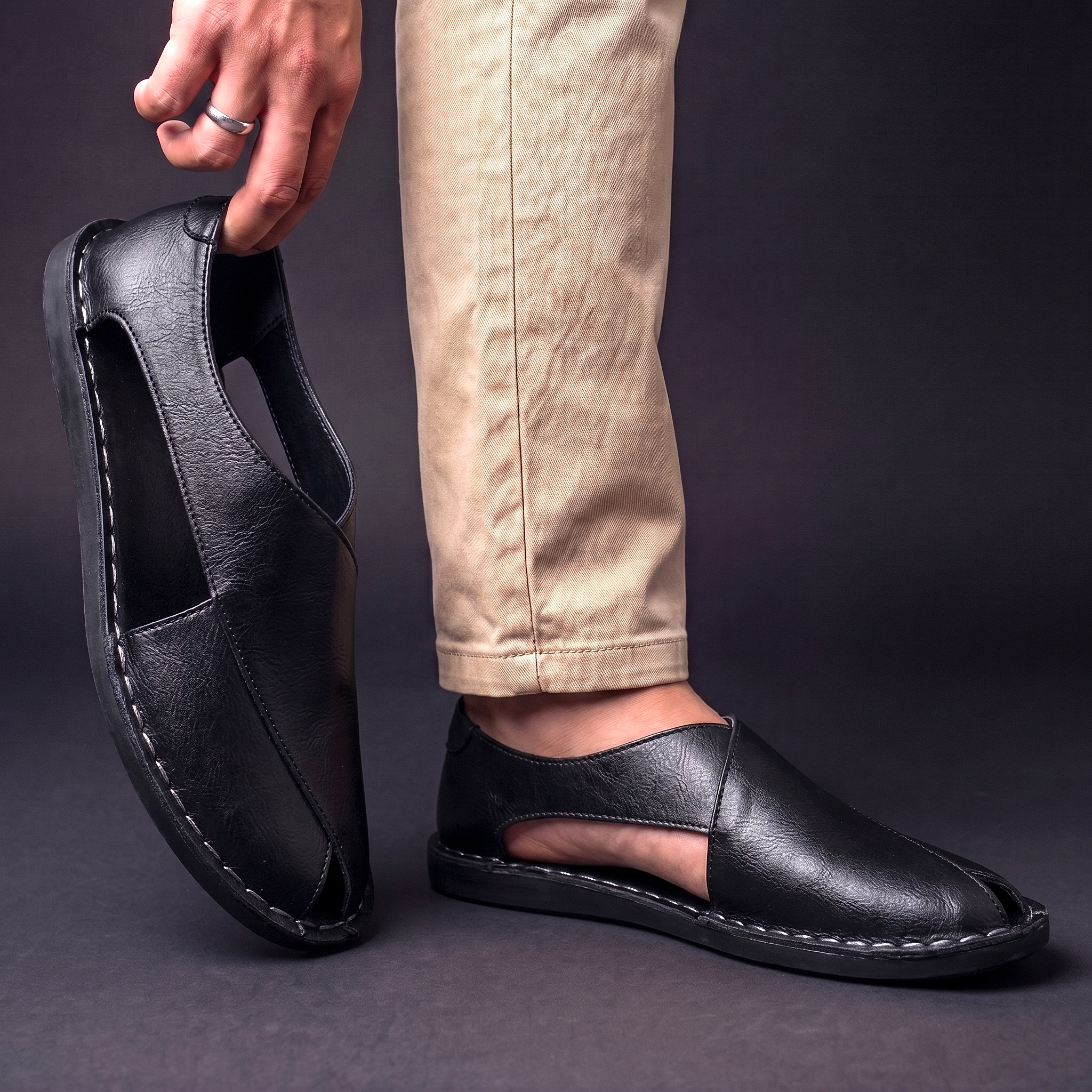 Jim - Timeless Comfort Mule Loafers | By Julian & Claire Toronto