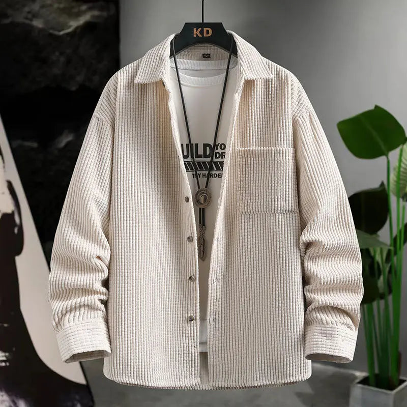Collin - Classic Corduroy Button-Up Shirt | By Julian & Claire Toronto