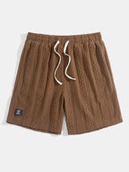 Brock - Diamond Knit Lounge Shorts | By Julian & Claire Toronto