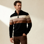 Callen - Stretch Knit Quarter-Zip Sweater | By Julian & Claire Toronto