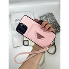 Luxury Four Colors Card Bag iPhone Case