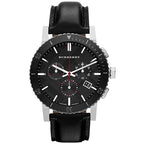 Burberry Men's Black Chronograph 42mm Watch