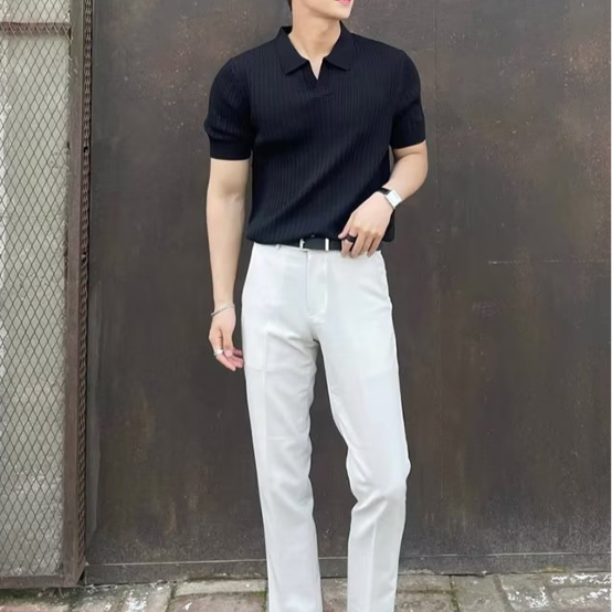 Randy - Slim Fit Classic Polo Shirt | By Julian & Claire Toronto