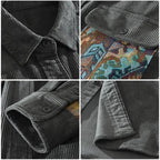 Mercer - Textured Patchwork Button-Up Shirt | By Julian & Claire Toronto