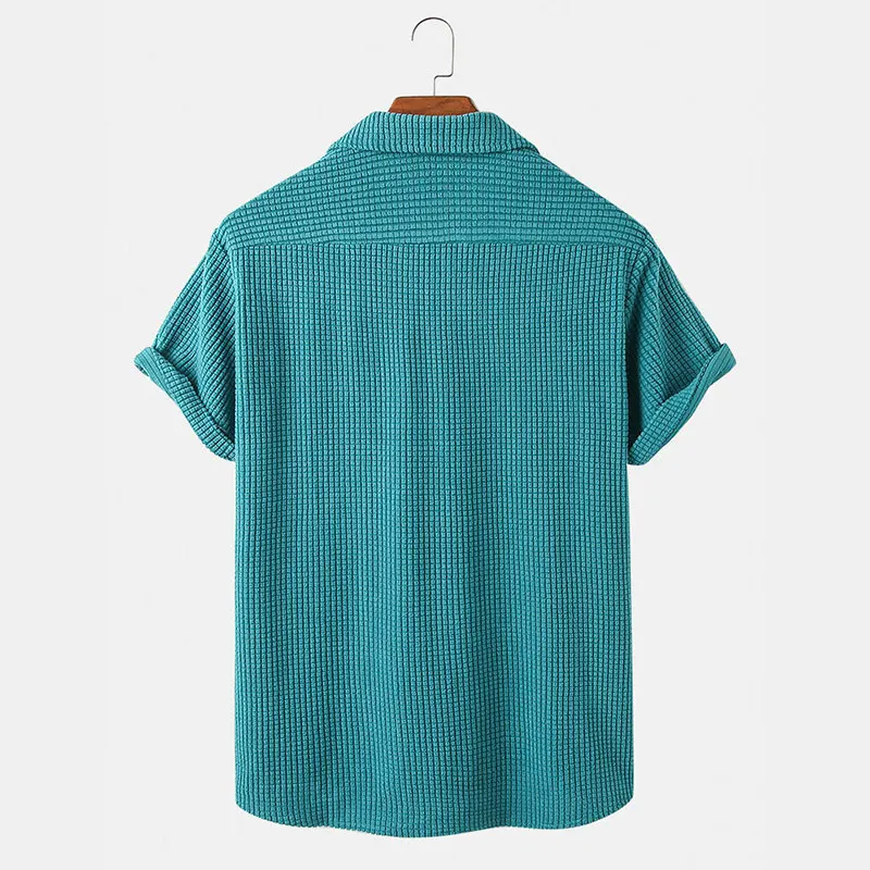 Peyton - Premium Everyday Waffle Button Shirt | By Julian & Claire Toronto