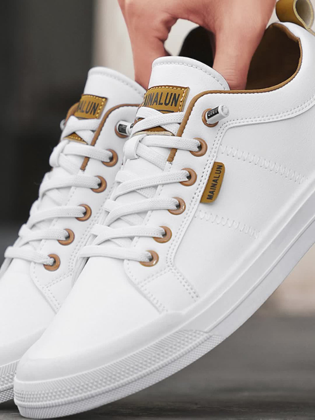 Alistair - Solid Outdoor Sneakers | Julian & Claire Toronto