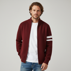 Christopher - Classic Ribbed Zip Sweater | By Julian & Claire Toronto
