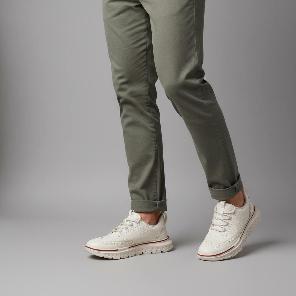 Eric - Modern Wingtip Comfort Sneakers | By Julian & Claire Toronto