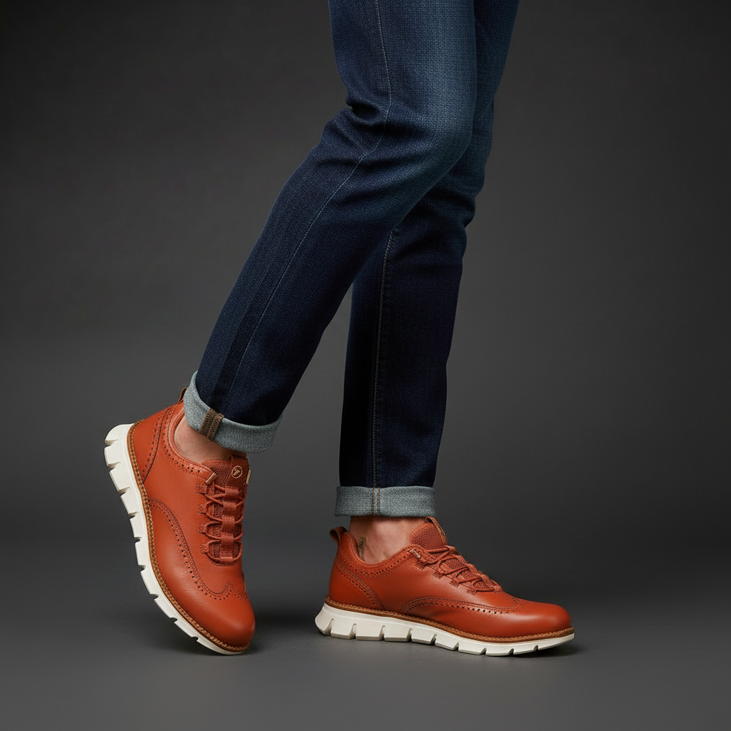 Luis - Classic Wingtip Comfort Sneakers | By Julian & Claire Toronto