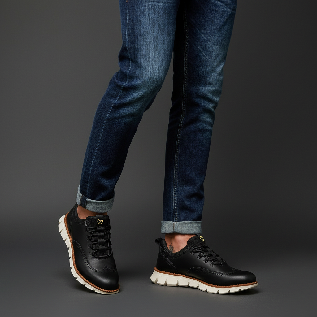 Luis - Classic Wingtip Comfort Sneakers | By Julian & Claire Toronto