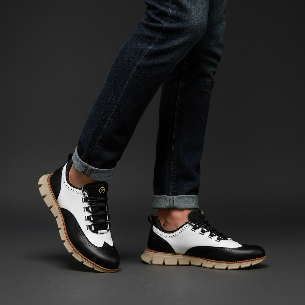 Luis - Classic Wingtip Comfort Sneakers | By Julian & Claire Toronto