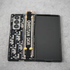 Luxury Brand C Dior Belt Embroidery Case For Samsung Z Fold