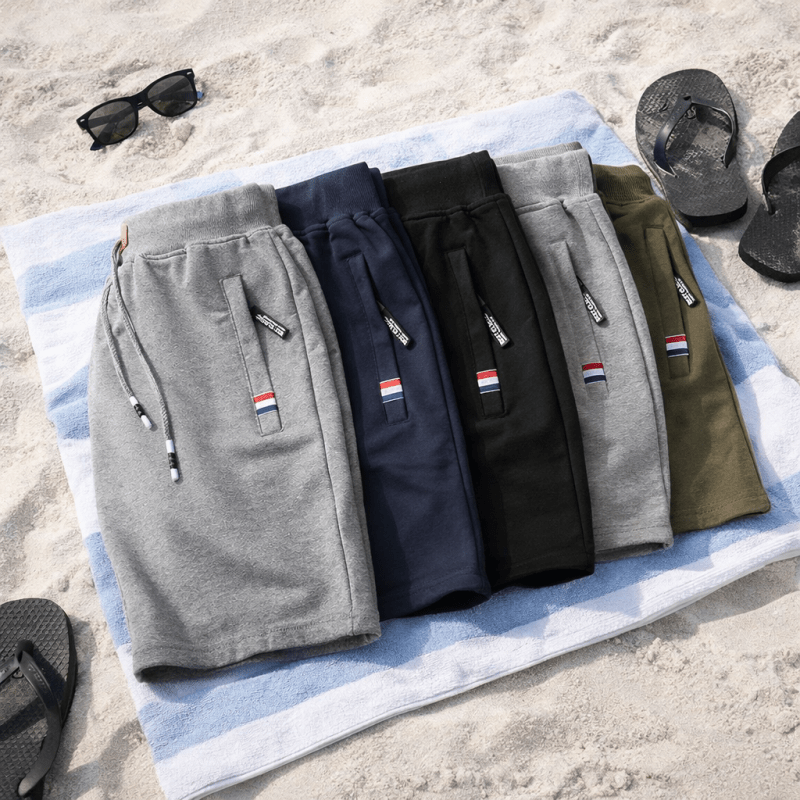 Clifton - Retro Knit Lounge Shorts | By Julian & Claire Toronto