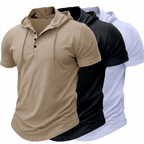 Rhett - Relaxed Fit Henley Hoodie | By Julian & Claire Toronto