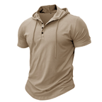 Rhett - Relaxed Fit Henley Hoodie | By Julian & Claire Toronto