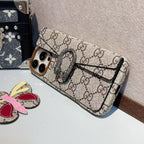 Premium Classic Canvas Card Holder iPhone Case