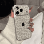 Leopard Print Glitter Phone Case — Sparkling Protection with Sleek Design