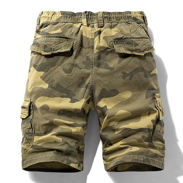 Marshall - Retro Camouflage Cargo Shorts | By Julian & Claire Toronto
